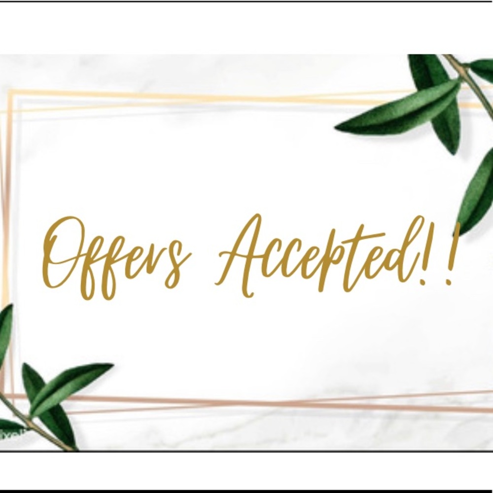 Reasonable offers will be accepted.